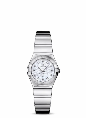 Omega Constellation Quartz 24 Polished Stainless Steel / MOP 123.10.24.60.55.002 (12310246055002)